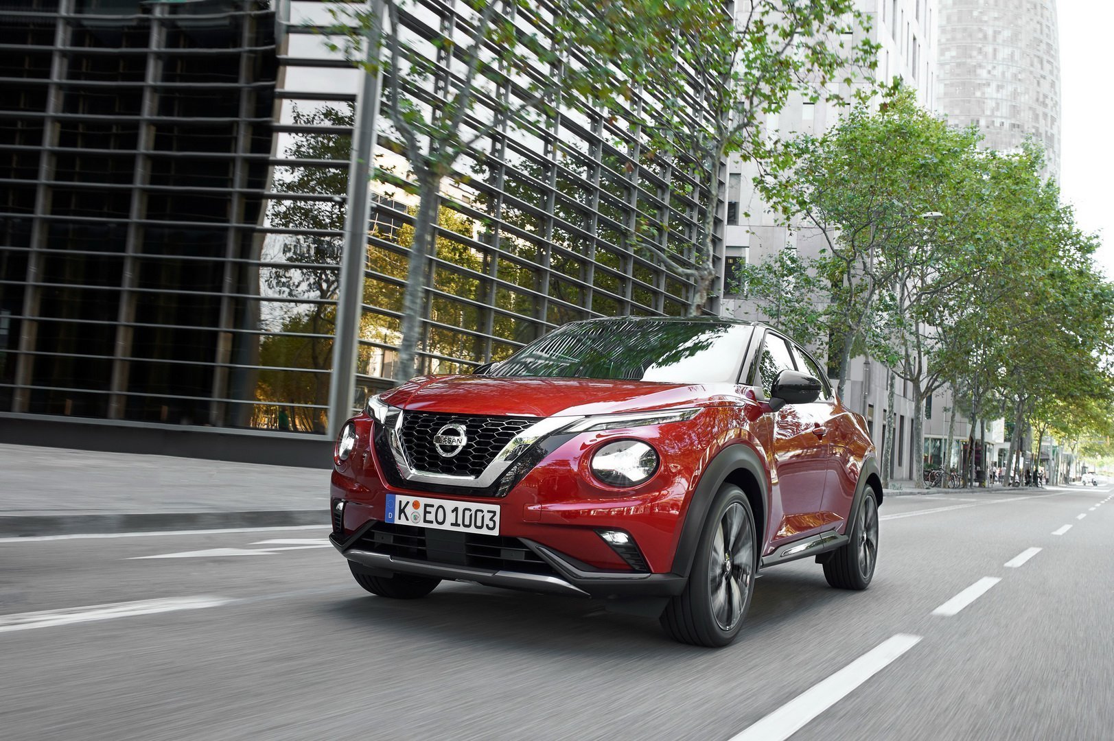 Frontale nuova Nissan Juke 2020