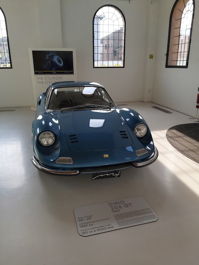 Dino 206 GT al Museo Enzo Ferrari