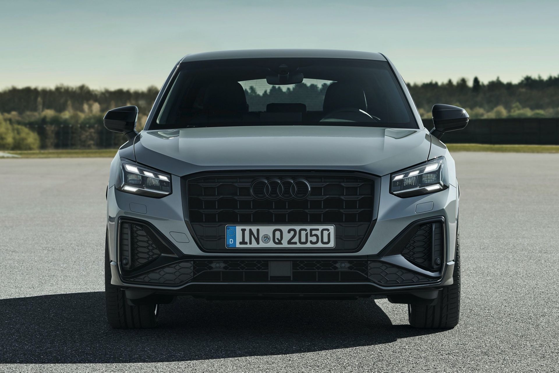 Immagine frontale nuova Audi Q2 restyling 2020