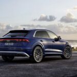 Foto posteriore nuovo Audi Q8 2024 restyling