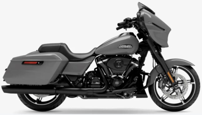 Nuova Harley Davidson Street Glide 2025 Billiard Gray con black trim