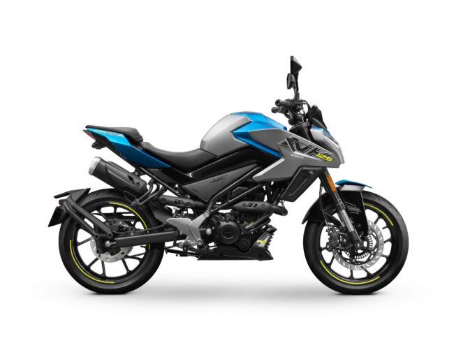 CFMoto 125 NK colore Zephyr Blue